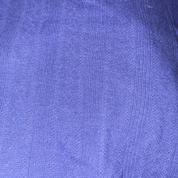 Organic Basics Blue Long Sleeve Top - Picture 4 of 5